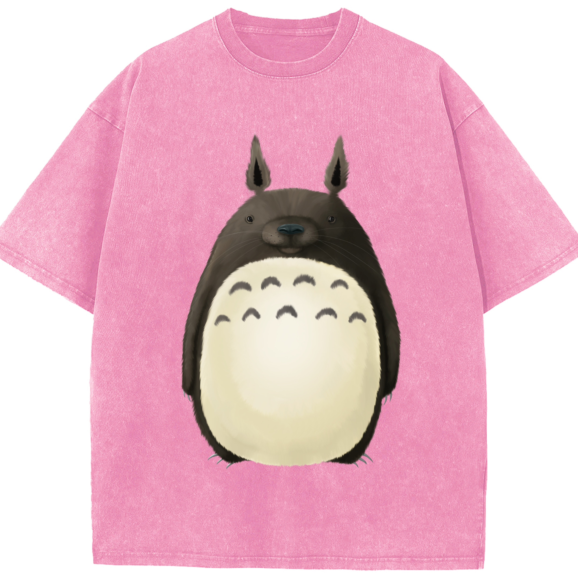 （画像用） となりのトトロ 草壁メイ 草壁サツキ My Neighbor Totoro Satsuki Kusakabe Mei Kusakabe 綿100% ヴィンテージ風 半袖Tシャツ（フロントプリント）